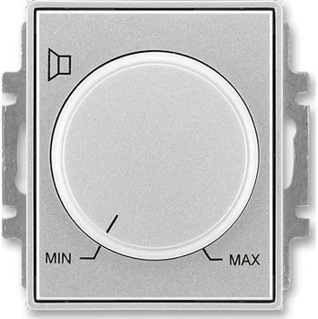 tlačítko ABB Elektropraga Jablonec Regulátor hlasitosti titanová 5016E-A10100 08