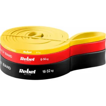 Fitness Guma posilovací REBEL Power Band PLs-1 4-32kg 3ks