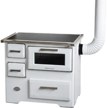 MBS SD 7 NEW LINE sporák na tuhá paliva bílý, pravý