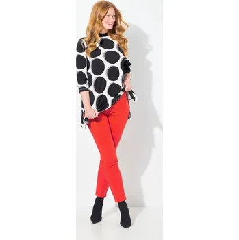 Dámské kalhoty Ulla Popken, Plus size Bengalínové kalhoty Sienna, Slim, vysoce elastické, elastický pas pro plnoštíhlé nadměrná velikost, 820360521-1007, červený, 42, Nadměrné velikosti, Plus size oblečení, Oblečení pro boubelky, Oblečení pro baculky, Oblečení pro plnoš