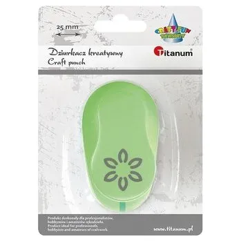 Dziurkacz z motywem kwiat 25mm (pl, 2000, Titanum)
