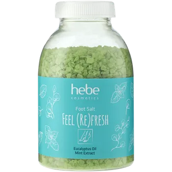 Kosmetika na nohy Hebe Cosmetics Eucalyptus Leaf Oil Mint Extract sůl na nohy, 280 g