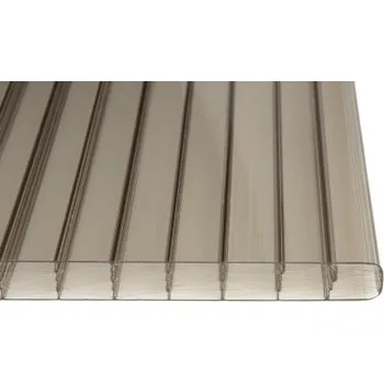 Pergola POLYKARBONÁTOVÁ DESKA LEXAN KOMOROVÁ 9 STĚN 16 mm BRONZ 2UV šířka 2095 x délka 3500 x 16mm