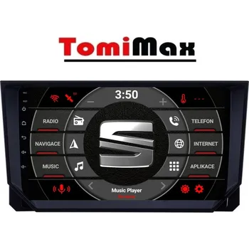 Autorádio TomiMax Seat Ibiza 2018-2019 Android 14 autorádio s WIFI, GPS, USB, BT HW výbava: QLED 4 Core 2GB+32GB LOW - pouze displej A,C - Model auta: Seat Ibiza 2018-2019, Velikost obrazovky: Dotyková obrazovka: 9"