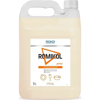 Mycí prostředek ROKO ROMIKOL Prostředek na mytí nádobí 5L citronový
