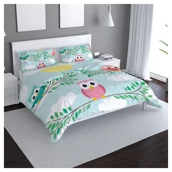 Povlečení Povlečení Sovičky: 140x220 / 90x70 (cs, Sablio)