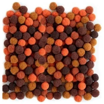 Set školních potřeb Pompony brązowe 10mm 100szt