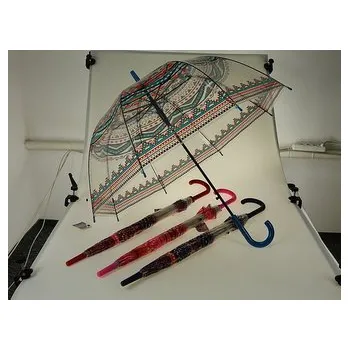 Hra na zahradu Parasolka automatyczna przezroczysta MIX