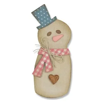 Řezačka papíru SIZZIX Bigz vyřezávací šablona - sněhulák (cs, Jiné, SIZZIX)