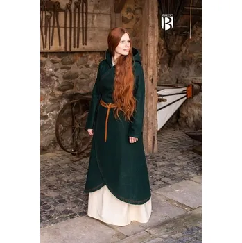 Karnevalový kostým imago Vlněný kabátek Enya - tmavě zelený, velikost L/XL