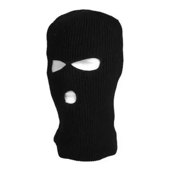 Kukla Zimní pletená kukla 3 otvory