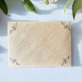 Obálka Obálka na přání 12,5 x 17,5 cm B6 - kytičky