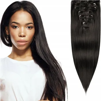 Příčesek Příčesek - dlouhé syntetické vlasy, tmavě hnědá - Cameron Hair