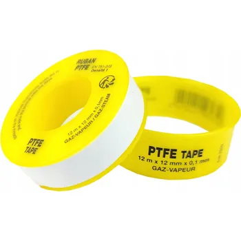 Izolační páska Teflonová páska na závity pro osmozu, 12 m x 12 mm