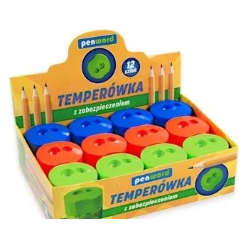 Vodová barva Temperówka podwójna z pojemnikiem (12szt)