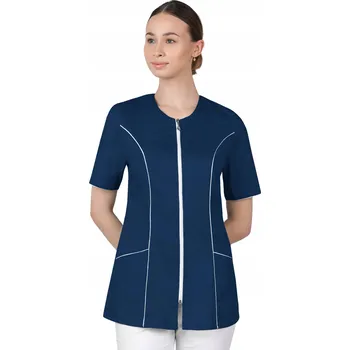 Pracovní zástěra Ochranná dámská zástěra na zip - zdravotnická bunda 173J vel. 54