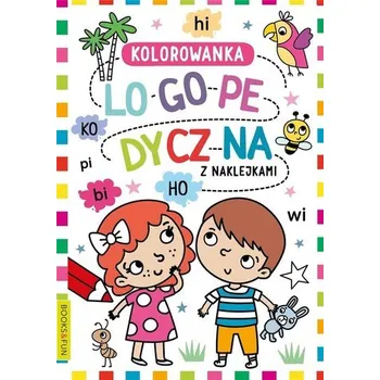 Cizojazyčná kniha Kolorowanka logopedyczna z naklejkami 2 - praca zbiorowa