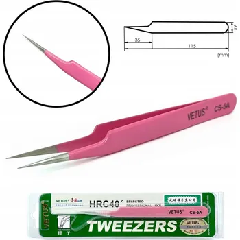 Kosmetická pinzeta Pinzeta Vetus CS-5A