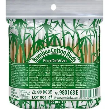 Vatová tyčinka TianDe Bambusové vatové tyčinky