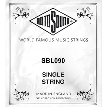 Struna pro kytaru a smyčcový nástroj Struna na baskytaru ROTOSOUND Roto Stainless Steel 090w