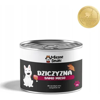 Krmivo pro psa MIĘSNE SMAKI krmivo mokrá zvěřina 0,85 kg