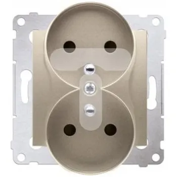 Elektrická zásuvka Kontakt-simon Elektrická Zásuvka - Simon Gold