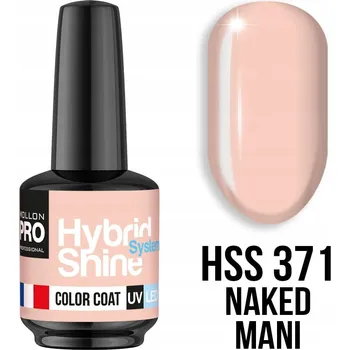 Přípravek na nehty 371. Naked Mani - Hybridní lak Hybrid Shine System - Barva UV/LED - Mol
