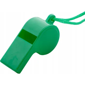 Píšťalka pro rozhodčího PLASTOVÁ PÍŠŤALKA se šňůrkou ZELENÁ
