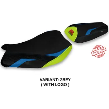 Moto sedlo TPZ Italia Potah sedla Suzuki GSX R 1000 (17-23) Elmas special color model potah sedla: bez loga 2BEY (blue-yellow)