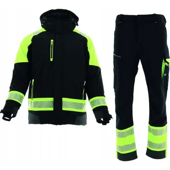 Pracovní obuv PRACOVNÍ ZIMNÍ ZATEPLENÝ OBLEK souprava kalhoty a bunda, voděodolný, BOZP S