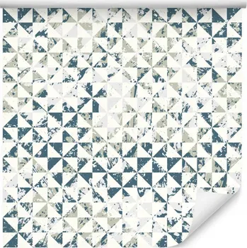 Tapeta Tapeta trojúhelníky v retro stylu /599692412