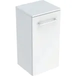 GEBERIT Selnova Square Boční skříňka, 33x29,7x65 cm s dvířky, bílá