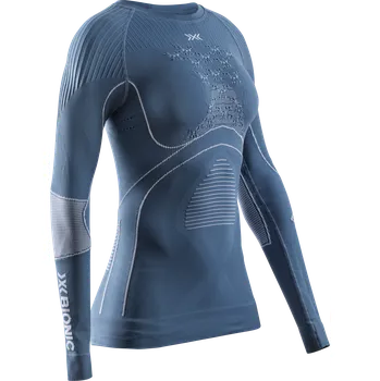 X-Bionic W Energy Accumulator 4.0 SHIRT LS MINERAL BLUE / ARCTIC WHITE