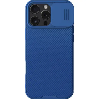Pouzdro na mobilní telefon Nillkin CamShield PRO Magnetic Zadní Kryt pro Apple iPhone 16 Pro Max Blue 57983122106