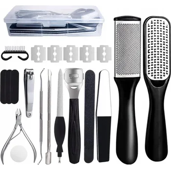 PROFESIONÁLNÍ SADA NA PEDIKÚRU A MANIKÚRU | 20 NÁSTROJŮ PRO ČIŠTĚNÍ NEHTŮ