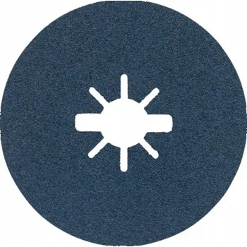Brusný kotouč BOSCH FIBROVÝ BRUSNÝ KOTOUČ 125mm X-LOCK, ZRNO 24, NA KOV A NEREZ
