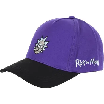 Kšiltovka Fialovo-černá chlapecká kšiltovka Rick and Morty Velikost: 58