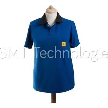 ESD ESD polotriko s krátkým rukávem StaticTec, modré, XXS - 100104001380