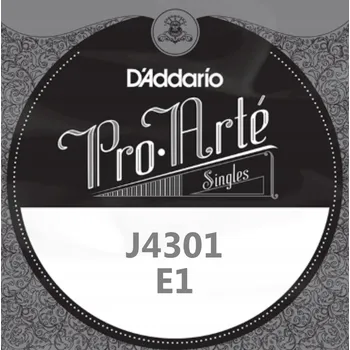 Struna pro kytaru a smyčcový nástroj Struna E1 pro klasickou kytaru D'ADDARIO Pro-Arte J4301