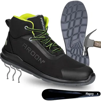 Pracovní obuv Pracovní boty Boty s kapucí a špičkou Pánské ARDON SOFTEX HIGH S1P SRC vel. 48