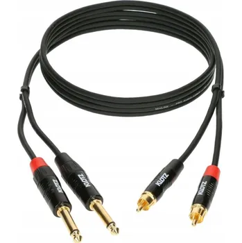 Audio kabel Kabel Klotz MiniLINK 2x jack (6,3 mm) - 2x RCA (cinch) 6 m