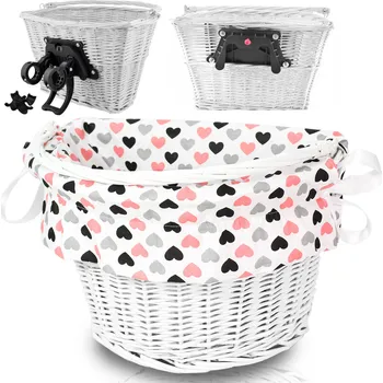 Košík na láhev Přední košík na kolo Reverse Bílý