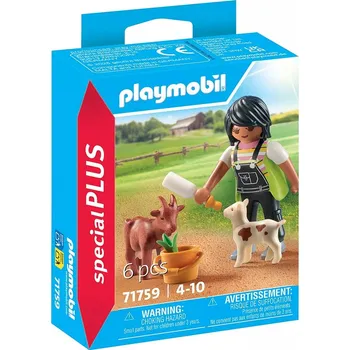 Stavebnice Playmobil Farmářka s kůzlátky PLAYMOBIL® 71759