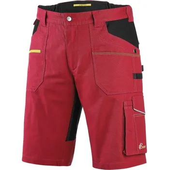 pracovní kraťasy Canis (CXS) Pracovní kraťasy CXS STRETCH - Červená / černá | 48