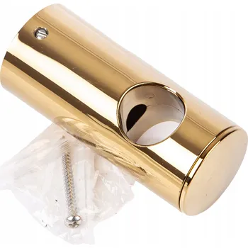 Sprchový držák Zlatý nástěnný držák pro sprchovou tyč sady sprchového setu 20-22 mm