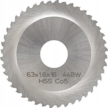 Pilový kotouč Pilový kotouč na kov HSS-E GF 63x1,6x16 mm 44Z