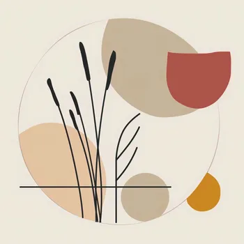 Plakát Plakát Pastelová Země bez rámu 50 x 50 cm