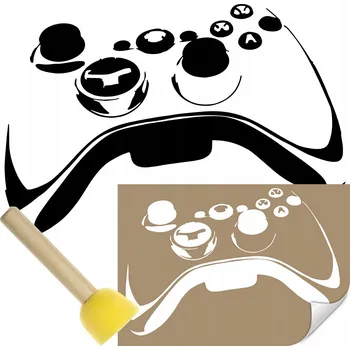 Šablona na malování na zeď GAMING PAD OVLADAČ HRA 45x66