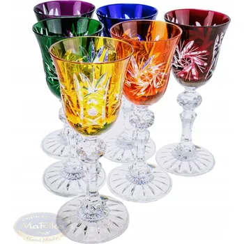 Sklenice Barevné křišťálové skleničky na likér 60 ml