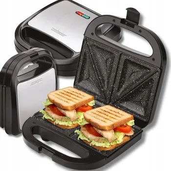 Toustovač Sendvičovač Zelmer ZSM7710 stříbrný/šedý 750 W